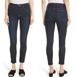 Frame Le High Skinny Crop Jeans